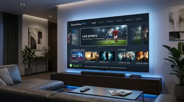 best IPTV entertainment platform with modern streaming interface